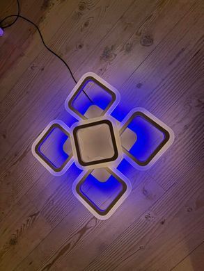 Світлодіодна LED люстра з пультом та підсвічуванням 90W