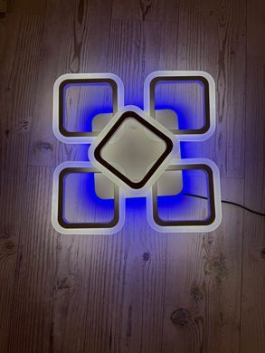 Світлодіодна LED люстра з пультом та підсвічуванням 90W