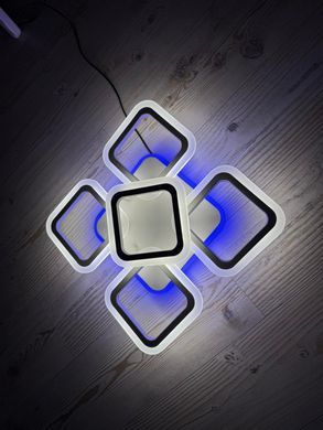 Світлодіодна LED люстра з пультом та підсвічуванням 90W