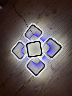 Світлодіодна LED люстра з пультом та підсвічуванням 90W