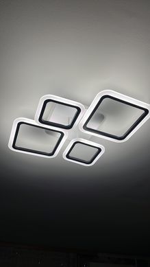 Світлодіодна LED люстра з пультом та підсвічуванням 95W