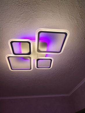 Світлодіодна LED люстра з пультом та підсвічуванням 95W