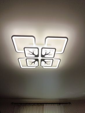 Світлодіодна LED люстра з пультом та підсвічуванням 190W