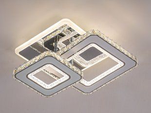 Світлодіодна LED люстра з пультом та підсвічуванням 134W