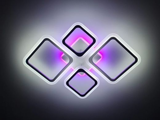 Світлодіодна LED люстра з пультом та підсвічуванням 95W