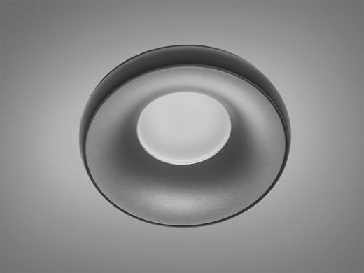 Точечный светильник круглый серия "Aluminium" черный + серый