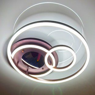 Світлодіодна LED люстра з пультом та 3d ефектом 100W