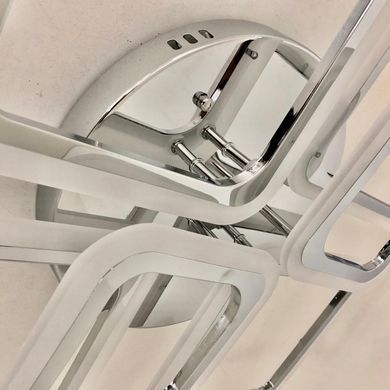 Хром Світлодіодна LED люстра з пультом 110W