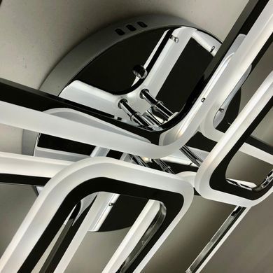 Хром Світлодіодна LED люстра з пультом 110W