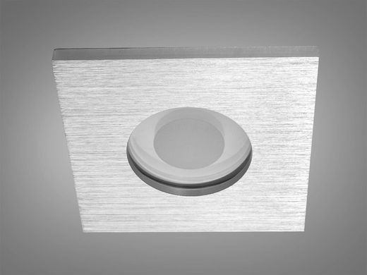 Точковий світильник квадратний серія "Аluminium" матовий хром