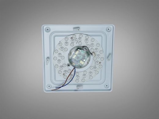 Белая Светодиодная Смарт люстра с пультом и RGB подсветкой 45W