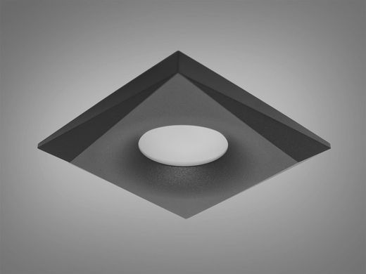 Точечный светильник квадратный серия "Aluminium" черный