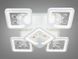 Світлодіодна LED люстра з пультом підсвічуванням та кришталем 90W